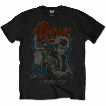 Merch David Bowie: Tričko 1972 World Tour L