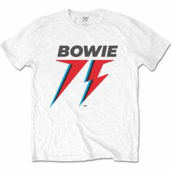 Merch David Bowie: Tričko 75th Logo David Bowie  XXL