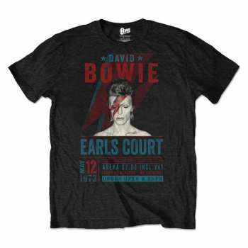 Merch David Bowie: Tričko Earls Court '73  XL