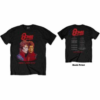 Merch David Bowie: Tričko New York City  XL
