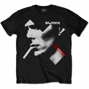 Merch David Bowie: Tričko X Smoke Red  L