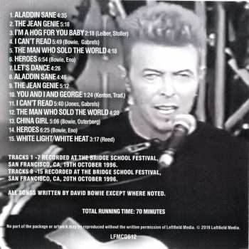 CD David Bowie: Unplugged & Slightly Phased