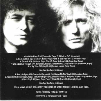 2CD Coverdale Page: The Studio Broadcast