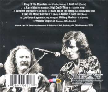 CD David Crosby: Berkeley 1975 466742