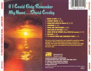 CD David Crosby: If I Could Only Remember My Name.... 17197