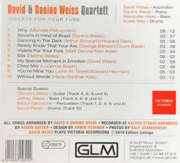 CD David & Danino Weiss Quartett: Violets For Your Furs DIGI 186760
