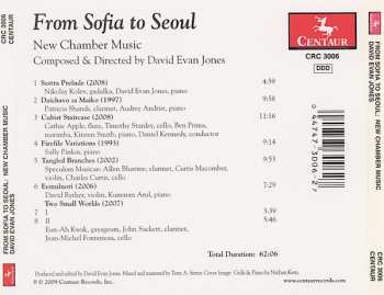 CD David Evan Jones: From Sofia To Seoul | New Chamber Music 397743