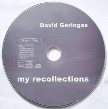 CD David Geringas: My Recollections 336710