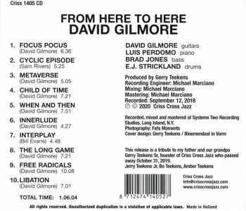 CD David Gilmore: From Here To Here 363950