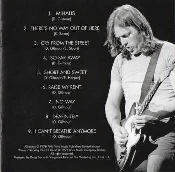 CD David Gilmour: David Gilmour 8794