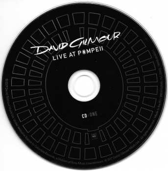 2CD David Gilmour: Live At Pompeii DIGI 20846