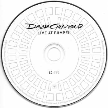 2CD David Gilmour: Live At Pompeii DIGI 20846
