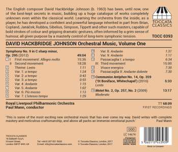 CD David Hackbridge Johnson: Orchestral Music, Volume One 246009
