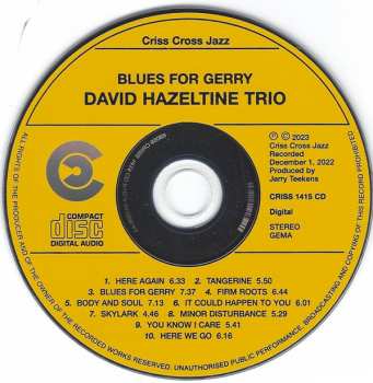 CD David Hazeltine Trio: Blues For Gerry 488818
