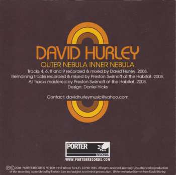 CD David Hurley: Outer Nebula Inner Nebula