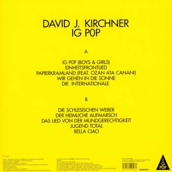 LP David J. Kirchner: IG POP LTD 498670