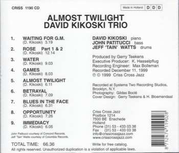 CD David Kikoski: Almost Twilight 183126