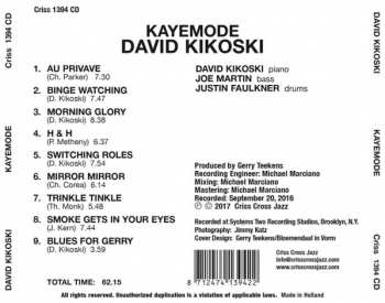 CD David Kikoski: Kayemode 320473
