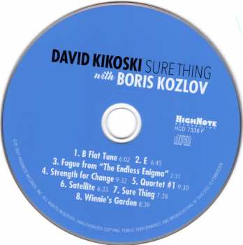 CD David Kikoski: Sure Thing 408217