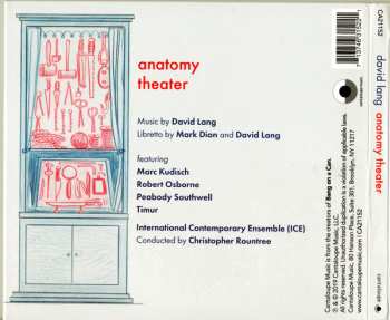 CD David Lang: Anatomy Theater 329154