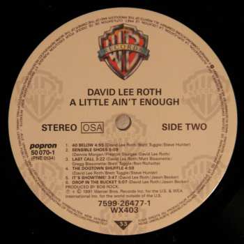 LP David Lee Roth: A Little Ain't Enough 42318