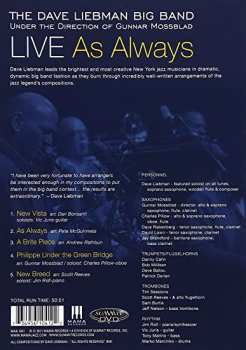 DVD David Liebman Big Band: Live / As Always 236201