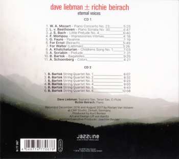 2CD David Liebman / Richard Beirach: Eternal Voices 102087