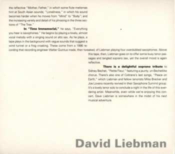 CD David Liebman: The Distance Runner 306419