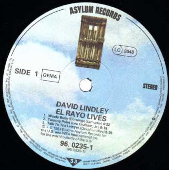 LP David Lindley And El Rayo-X: El Rayo Live 110564