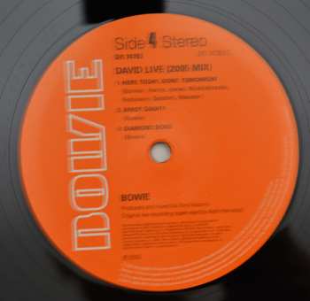 3LP David Bowie: David Live 8797
