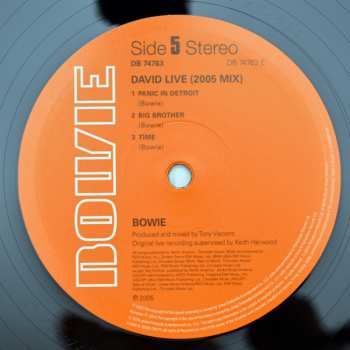 3LP David Bowie: David Live 8797