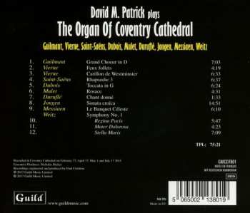 CD David M. Patrick: David M. Patrick Plays The Organ Of Coventry Cathedral 331443