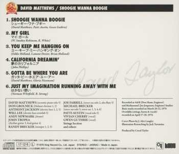 CD Dave Matthews: Shoogie Wanna Boogie