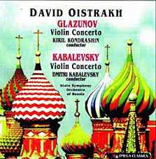Album David Oistrach: Glazunov Kabelevsky Oistrakh