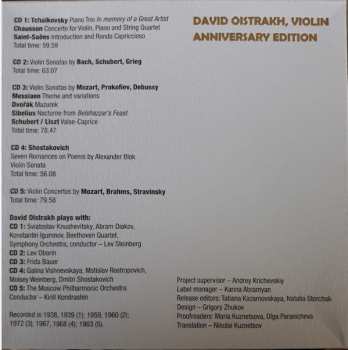 5CD/Box Set David Oistrach: Anniversary Edition 121316