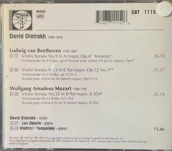 CD David Oistrach: Plays Sonatas By Beethoven & Mozart 332331