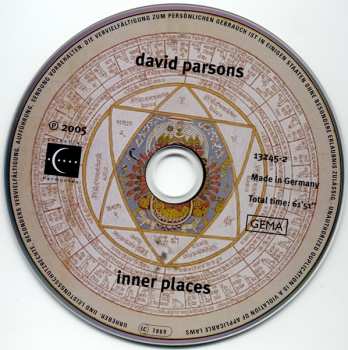 CD David Parsons: Inner Places 262076