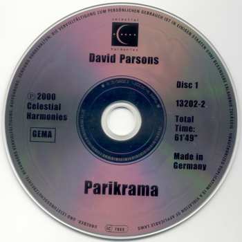 2CD David Parsons: Parikrama 324204
