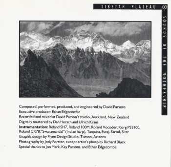 CD David Parsons: Tibetan Plateau + Sounds Of The Mothership 247188
