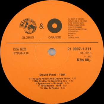 LP David Peel & The Lower East Side: 1984 338450