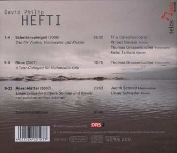 CD David Philip Hefti: Schattenspie(ge)l, Ritus, Rosenblätter 290984