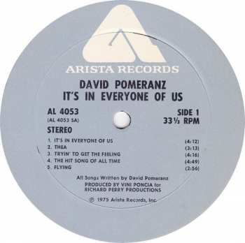 LP David Pomeranz: It's In Everyone Of Us 155909