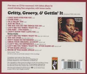 CD David Porter: Gritty, Groovy & Gettin' It
