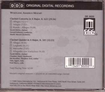CD David Shifrin: Clarinet Concerto In A Major K. 622 / Clarinet Quintet In A Major K. 581 384734