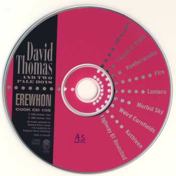 CD David Thomas And Two Pale Boys: Erewhon 271522