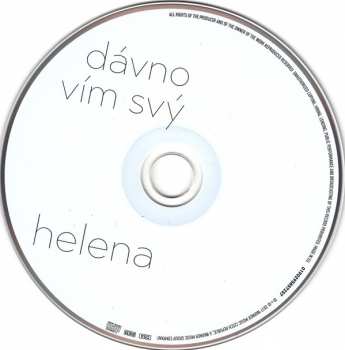 CD Helena Vondráčková: Dávno Vím Svý 8802