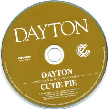 CD Dayton: Dayton / Cutie Pie 477504