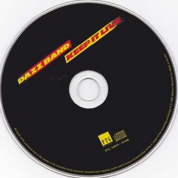CD Dazz Band: Keep It Live 290116