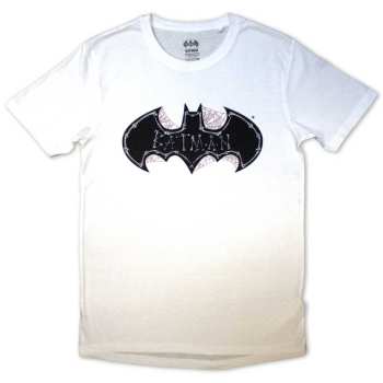 Merch Dc Comics: Dc Comics Unisex T-shirt: Batman - Bat Skull & Cobwebs (medium) M