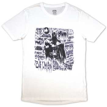 Merch Dc Comics: Dc Comics Unisex T-shirt: Batman - Scribbler (small) S